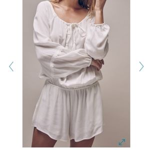 Mustard Seed Lace Detail Romper